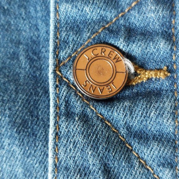 J.Crew Women's Button-Front Denim Skirt - Size 26 - Picture 3 of 7